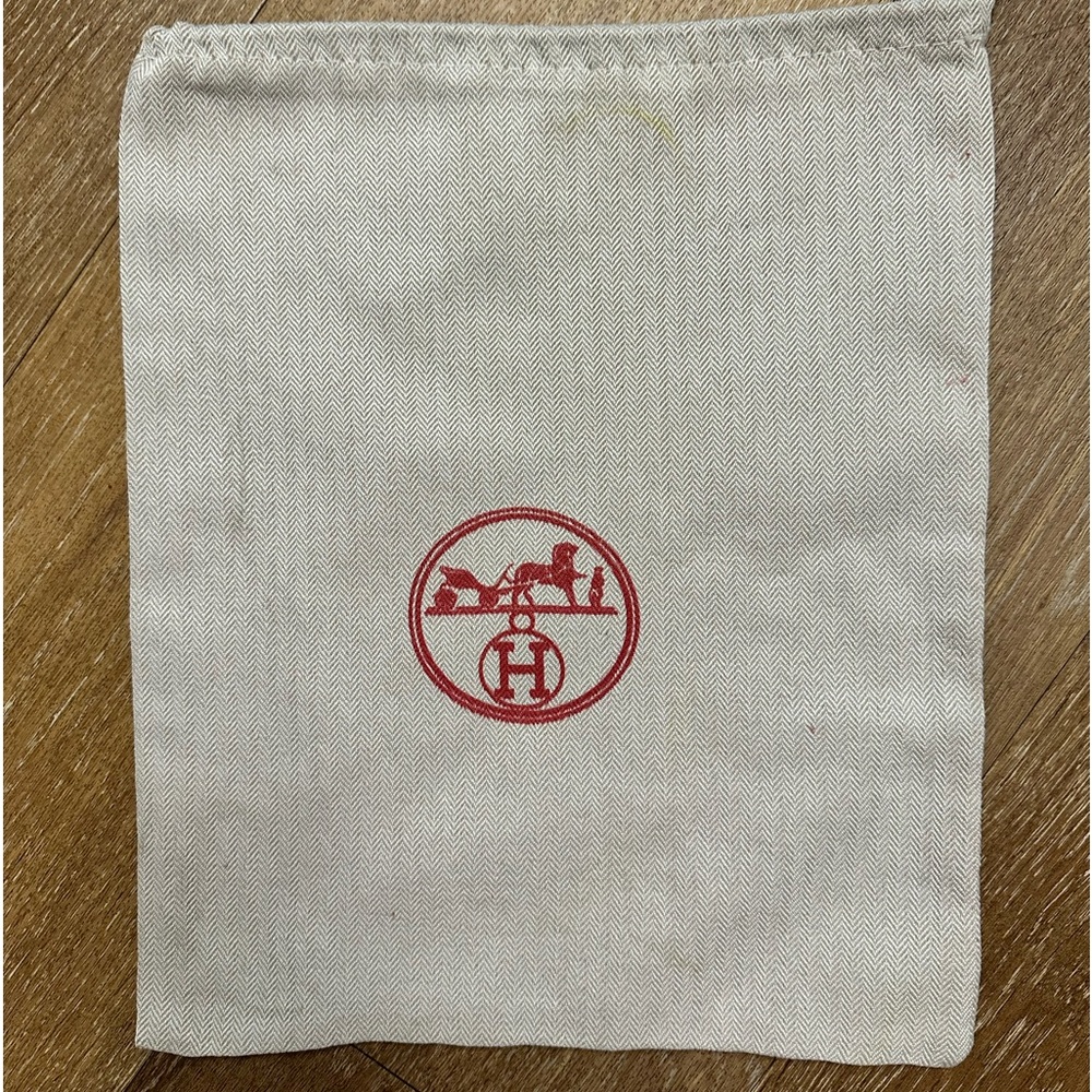 Hermes belt, wallet dust bag